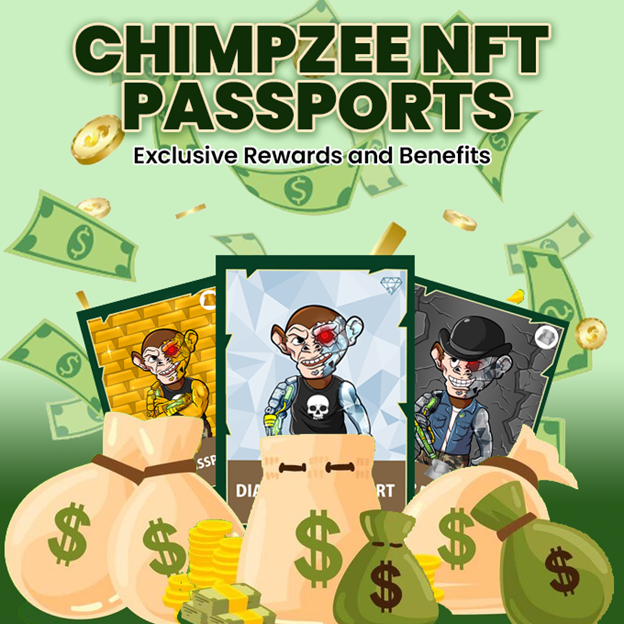 Chimpzee 的 NFT 护照：丰厚奖励和帮助拯救地球的实用工具。