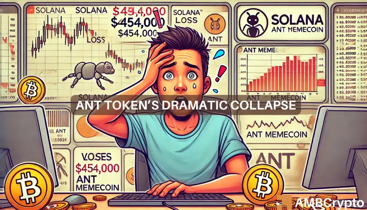 Memecoin 风险：投资者在一小时内损失了 Solana ANT 代币 50 万美元