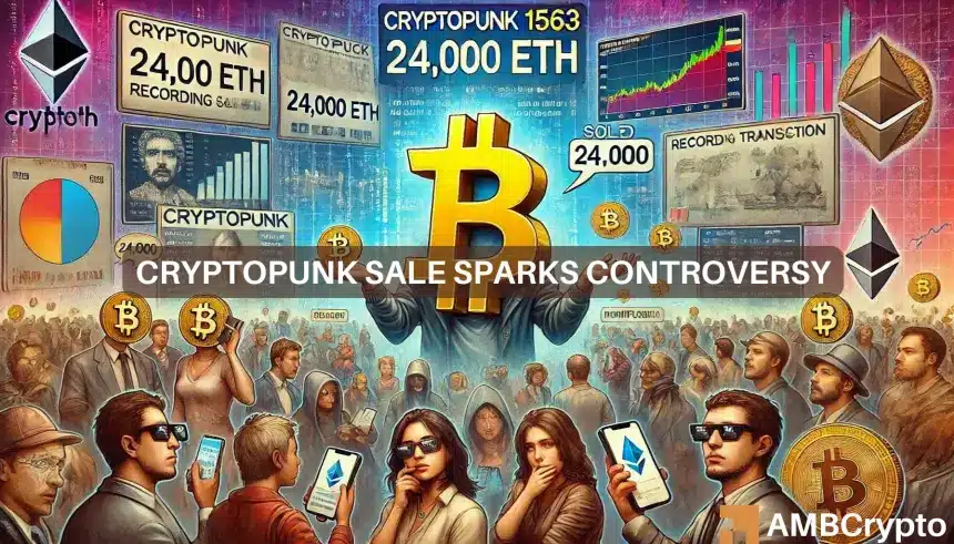 CryptoPunk NFT 售价 5600 万美元：创纪录