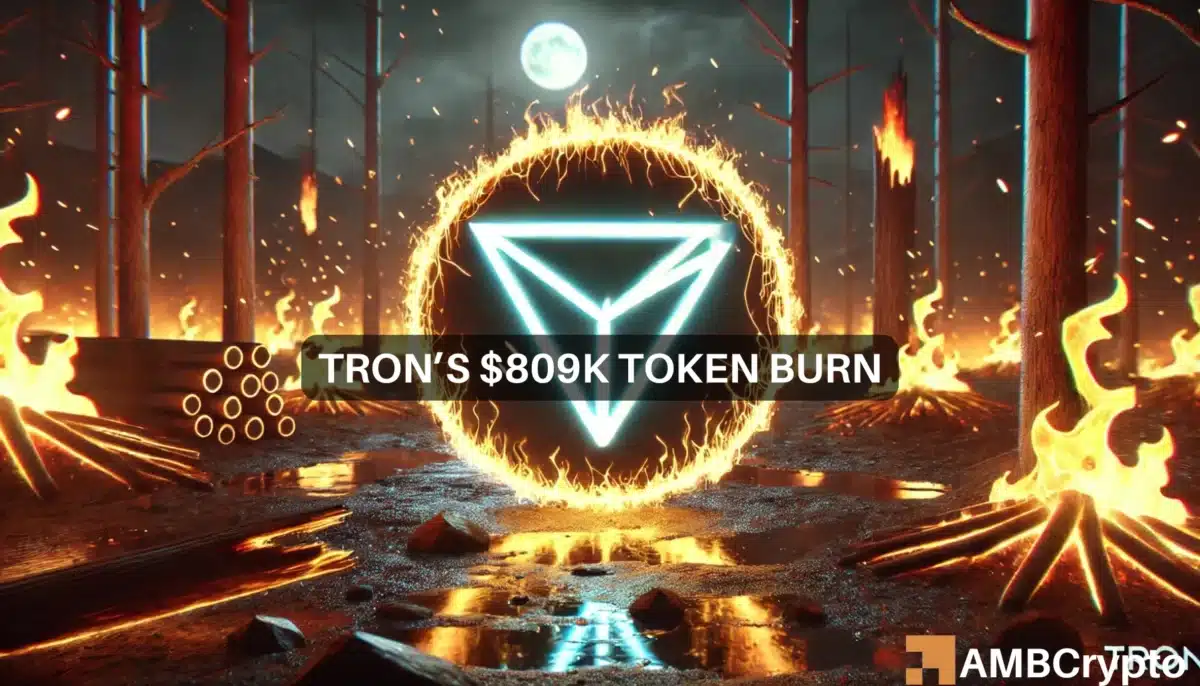 Tron 销毁 1000 万枚代币