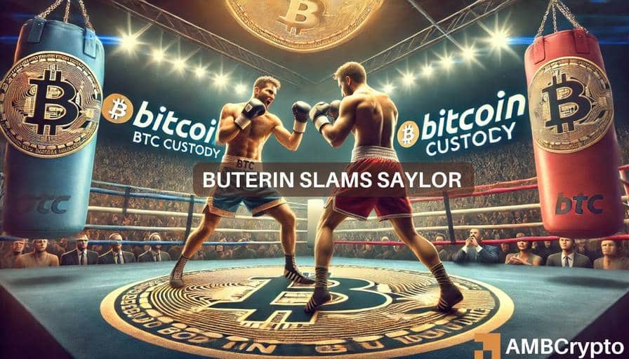 Buterin 将 Saylor 的比特币托管评论称为“疯狂”