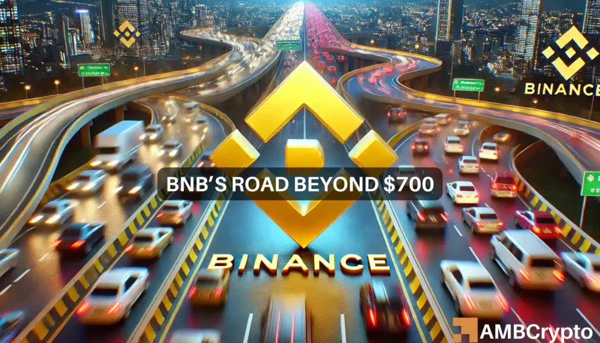 BNB 瞄准 700 美元，看涨趋势线预示着大幅反弹即将到来