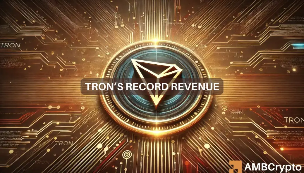 10 月是 TRON 收入第二高的月份，但这意味着......