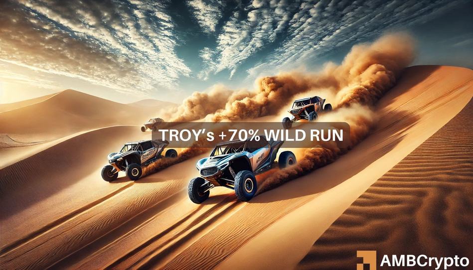 TROY 加密货币的狂野 +70% 暴涨