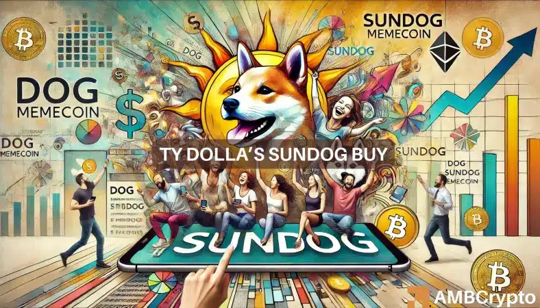 Ty Dolla 收购鲸鱼后，SUNDOG 上涨 +9%