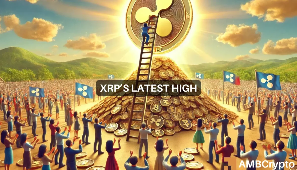 XRP 代币突破 10 亿美元里程碑