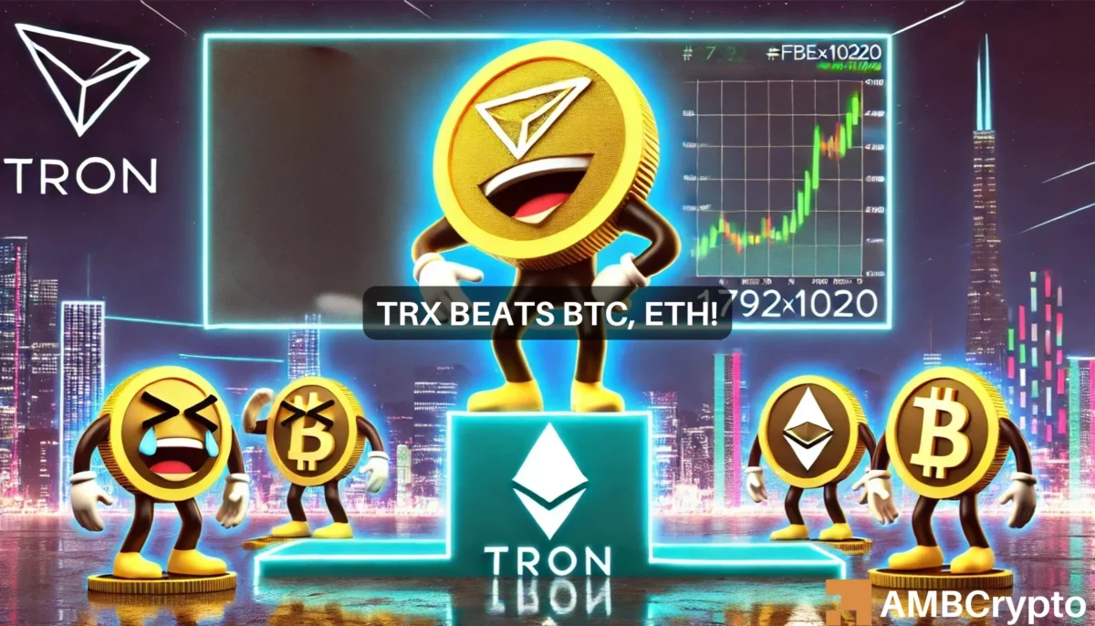 Tron（TRX）挑战BTC和ETH，新ATH即将到来？