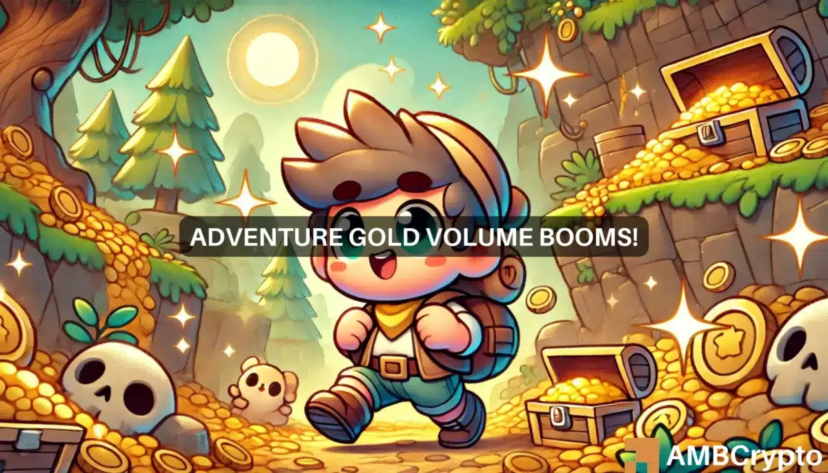 Adventure Gold 加密货币交易量激增 4105.82%，但 AGLD 下跌：现在怎么办？