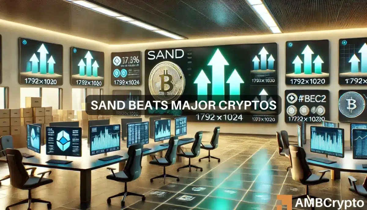 Sandbox加密货币24小时内上涨35%，触及9