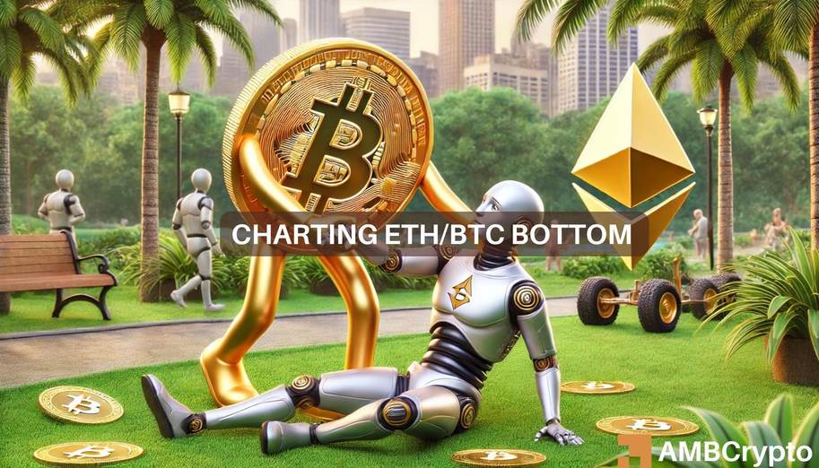 以太坊反转时机？这种情况可能预示着 ETH/BTC 触底