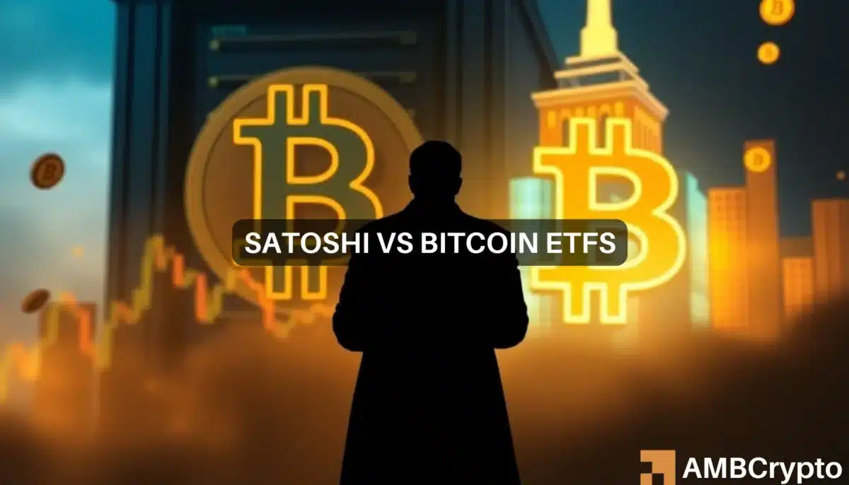 比特币 ETF 逼近中本聪，贝莱德领跑