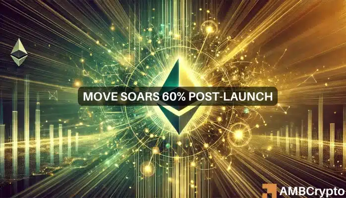 MOVE 加密货币上线后飙升 60%