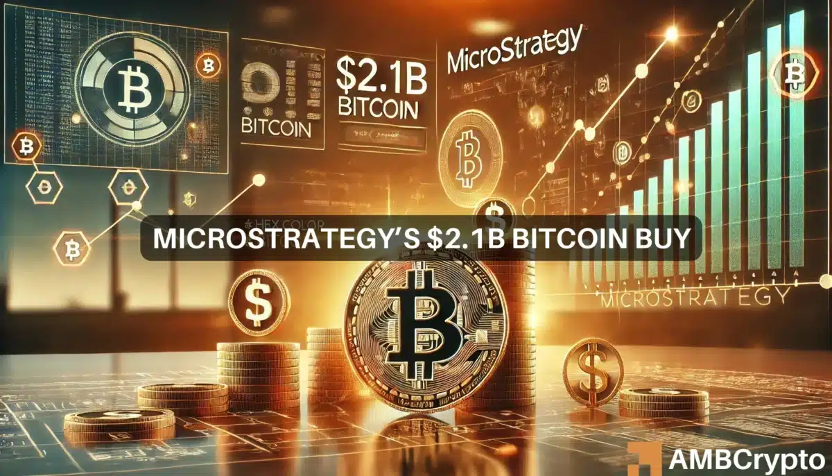 MicroStrategy 购买了超过 21K 比特币，目前持有 BTC 总供应量的 2%