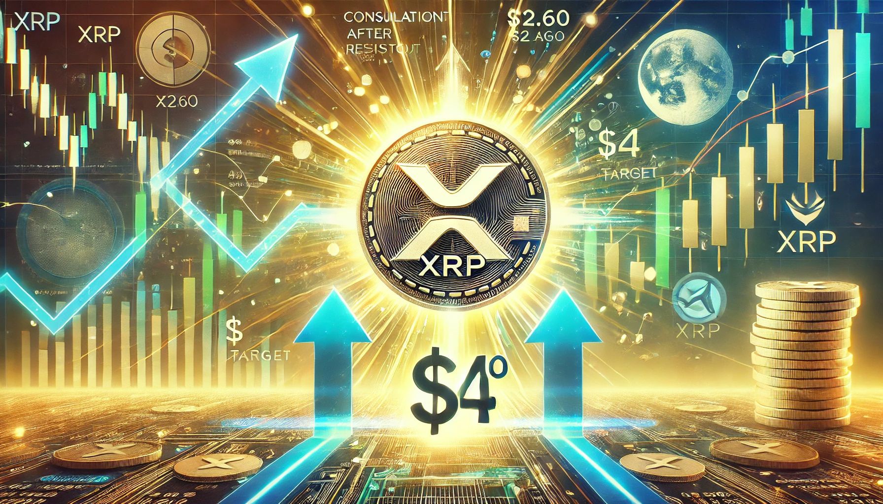 XRP 盘整可能会在价格突破 2.60 美元后结束——顶级分析师预计很快将达到 4 美元