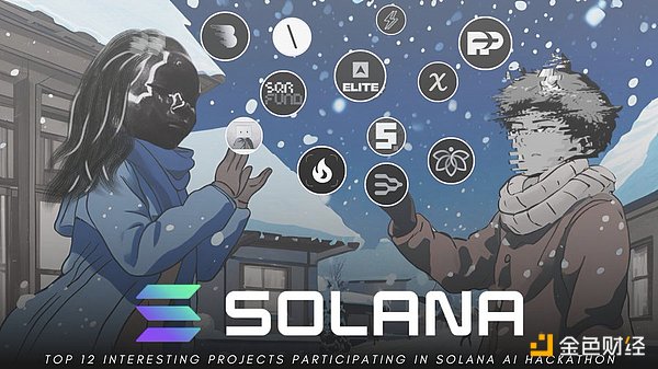 Inventory of 12 high-quality entries in Solana AI Hackathon