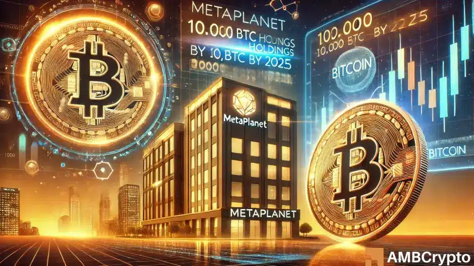 Metaplanet 的 2025 年愿景：首席执行官概述了收购 10,000 BTC 的计划