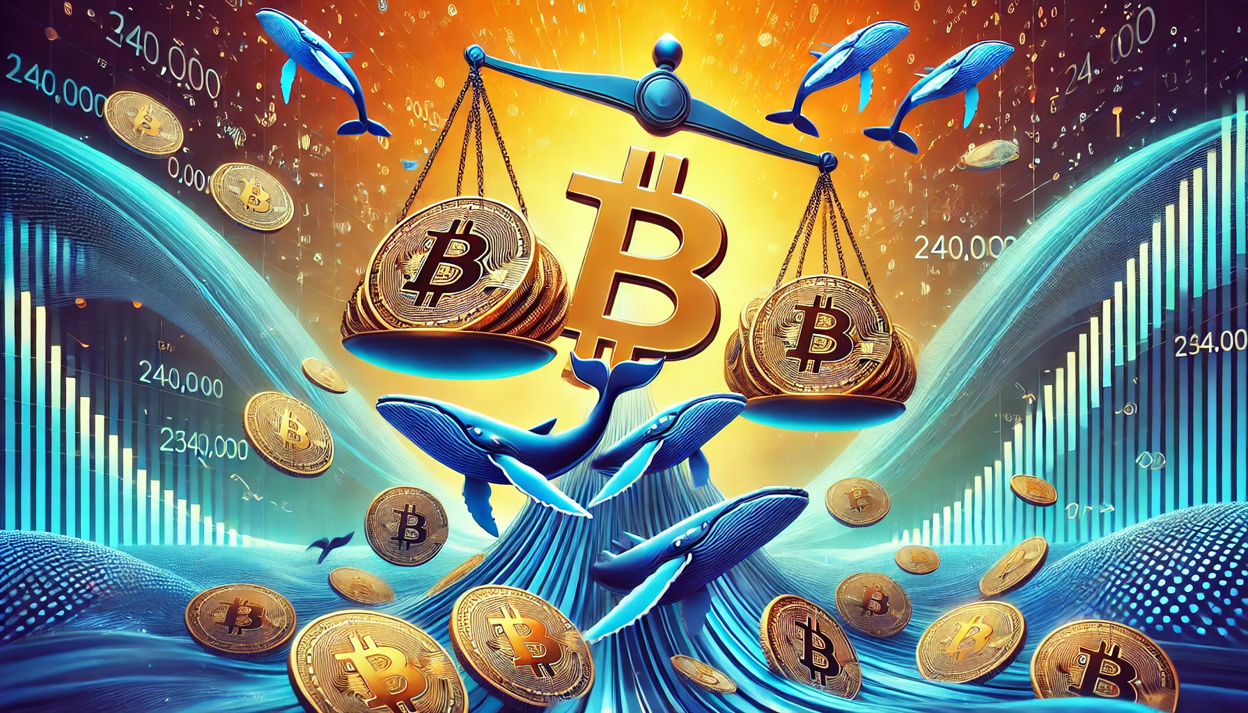 比特币交易所供应打破平衡：鲸鱼抢走了 240,000 BTC