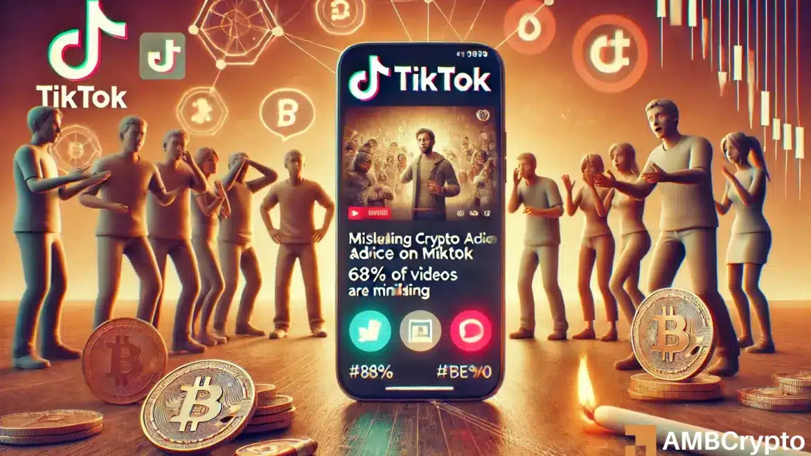 68% 的 TikTok 加密视频具有误导性