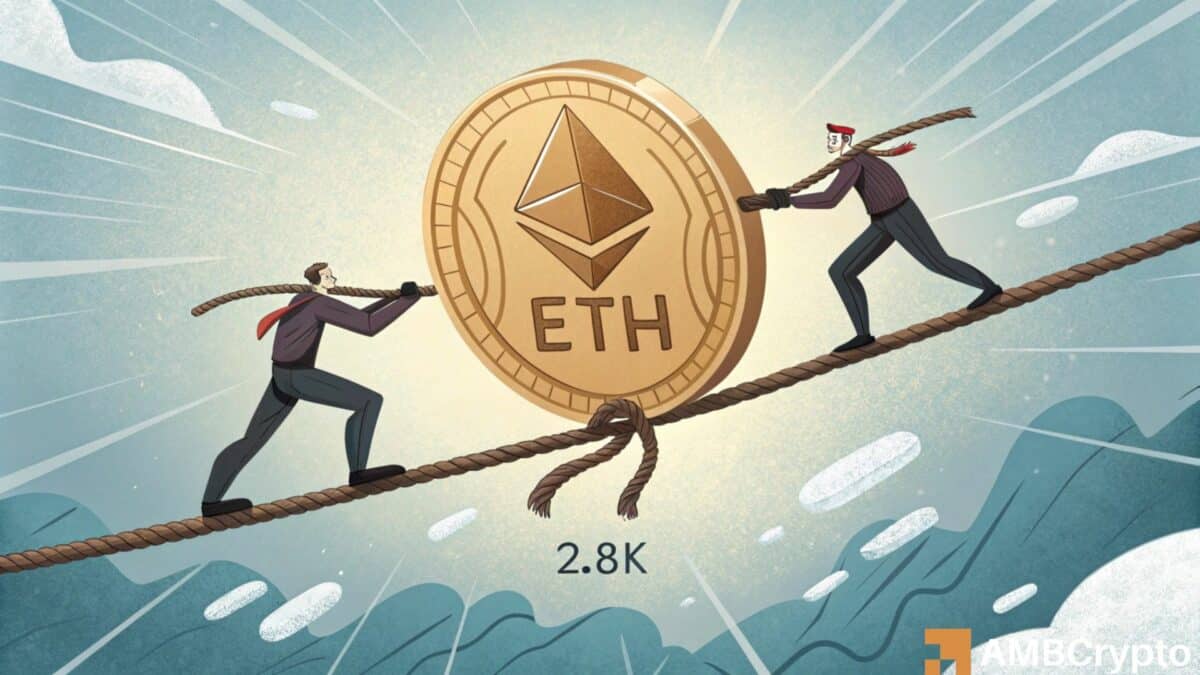 只有当 ETH 保持这一支撑位时，以太坊才能反弹至 6000 美元