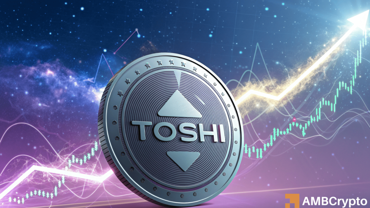 Toshi crypto 应该突破这个阻力位以继续牛市