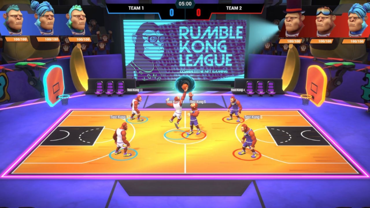 篮球游戏“Rumble Kong League”放弃了以太坊和 Ronin 的雪崩