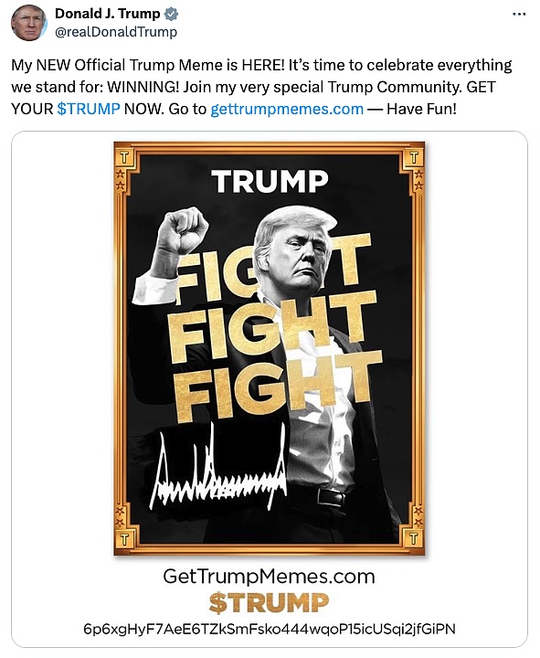 Looking back calmly on TRUMP: Market value of nearly US$80 billion in 31 hours. Is it freedom or disorder?