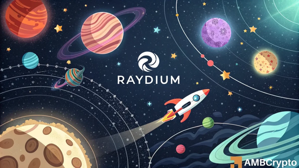 Raydium 8天内上涨62%