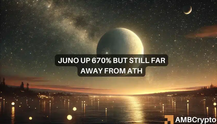 Juno Crypto集会在32小时内为670％：公牛奔跑可以继续吗？