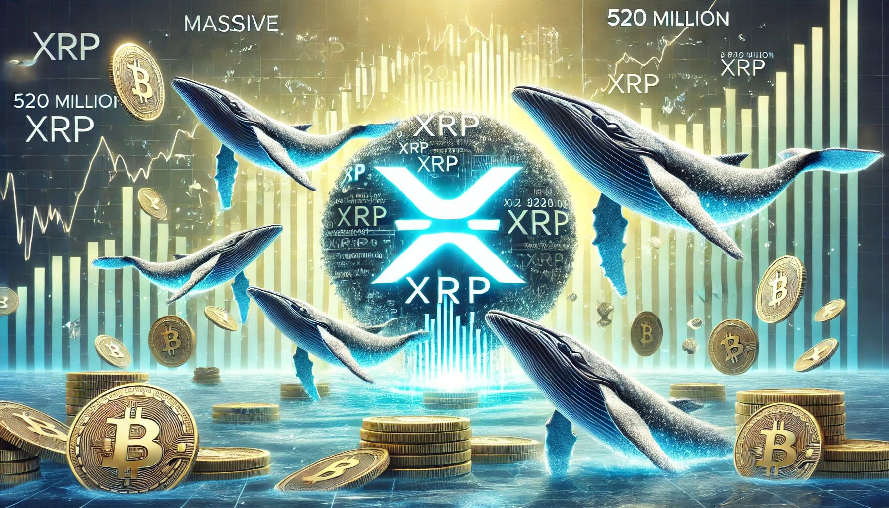 大量XRP积累 - 鲸鱼在市场下降期间购买了5.2亿XRP