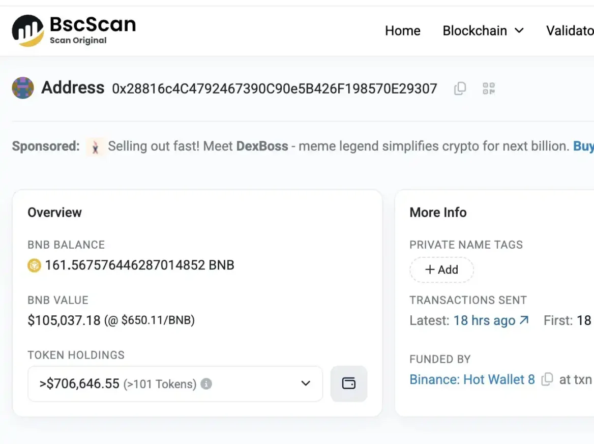 半小時速通50M，CZ捐款行為引發$BROCCOLI新幣炒作