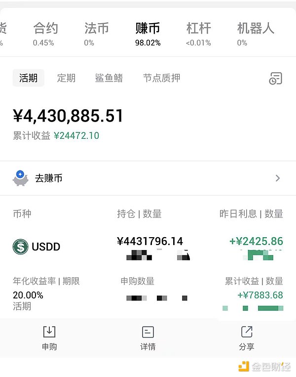 The market is sluggish and warms up: Huobi HTX USDD 20% currency-making product, steady returns soothe your heart