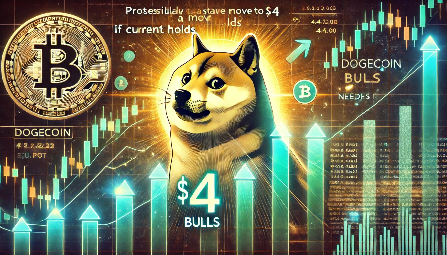 如果目前的需求持有，Dogecoin将开始搬到4美元 - 公牛可以介入吗？