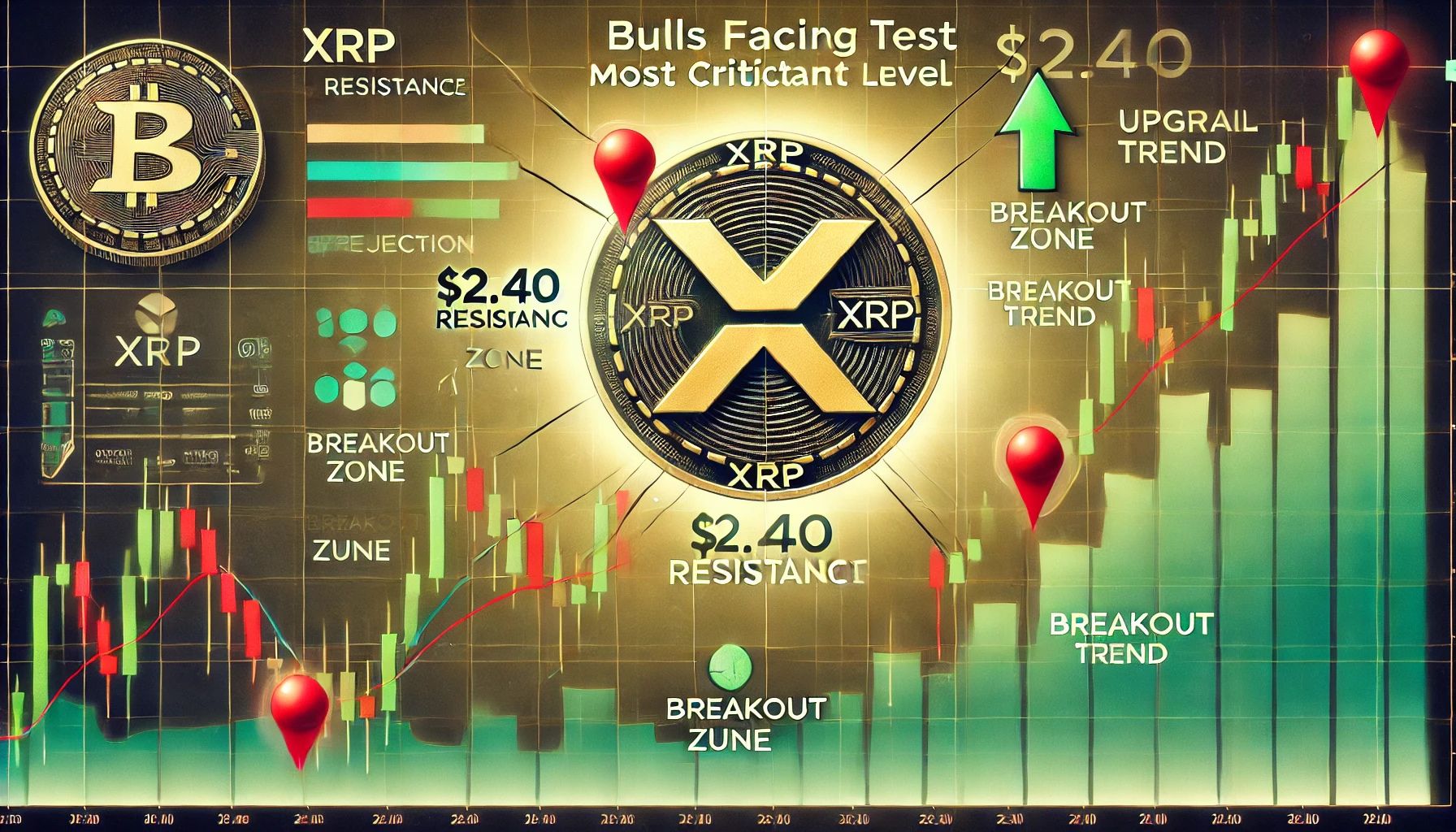 XRP公牛面临大型测试 - 指标显示2.40美元是最关键的阻力水平