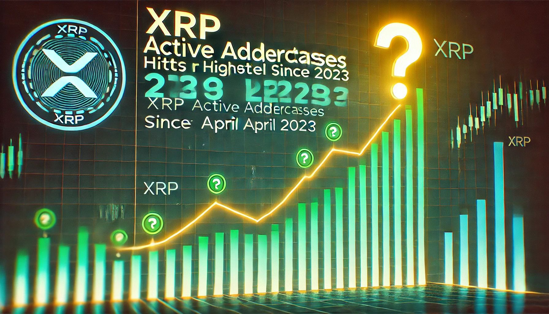 XRP Active地址达到了2023年4月以来的最高水平 - 价格会跟随吗？